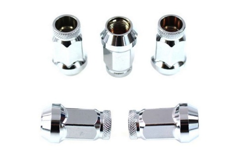 Nakrętki kute D1Spec 12 x 1.25 chrome stalowe