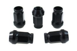 Nakrętki kute D1Spec 12 x 1.5 black stalowe