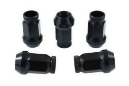 Nakrętki kute D1Spec 12 x 1.25 black stalowe