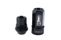 Nakrętki kute + nakładki D1Spec Heptagon 12 x 1.25 stalowe black