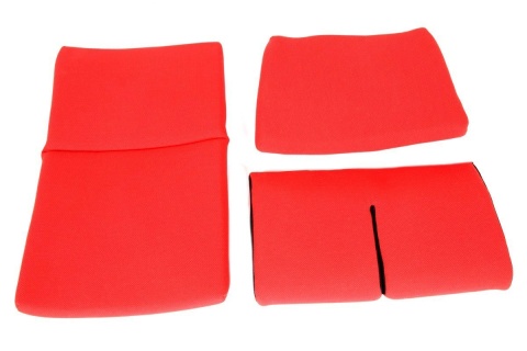 Fotel sportowy GTR red