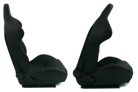 Fotel sportowy Monza Grand black carbon