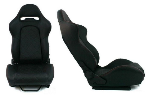 Fotel sportowy Monza Grand black carbon