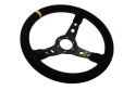 Kierownica zamszowa RRS MONTE CARLO 350mm offset 65mm