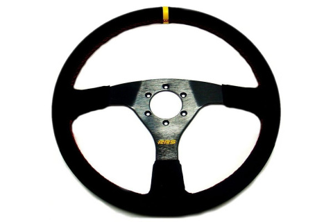 Kierownica zamszowa RRS OFF ROAD 380mm offset 0mm