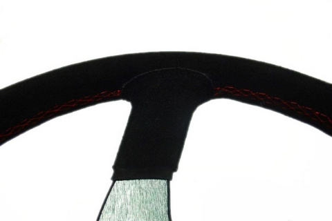 Kierownica zamszowa RRS OFF ROAD 380mm offset 0mm