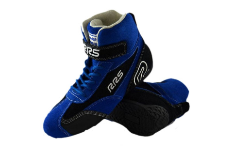Buty zamszowe rajdowe RRS FIA niebieskie
