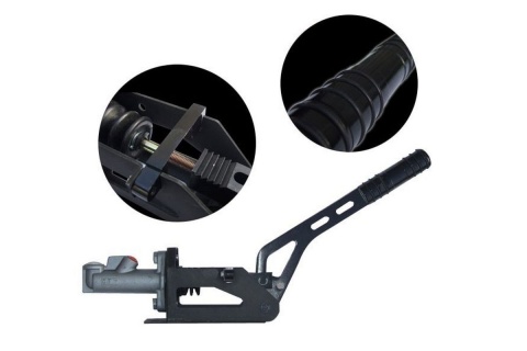 Hamulec ręczny hydrauliczny RRS pion / poziom aluminiowy + pompa + korektor