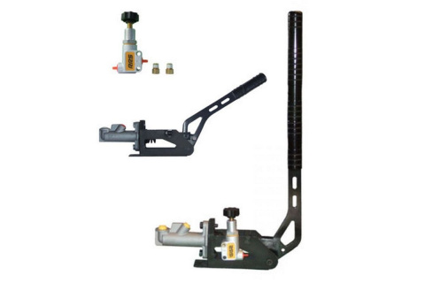 Hamulec ręczny hydrauliczny RRS pion / poziom aluminiowy + pompa + korektor