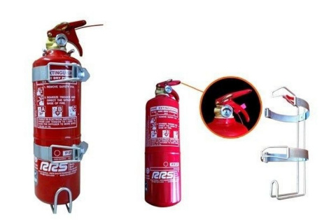 Gaśnica rajdowa RRS stalowa 2kg MOCOWANIE ZAŁĄCZNIK J