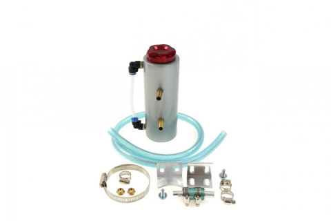 Oil catch tank TurboWorks 0,3l 9mm silver
