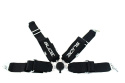 Pasy sportowe 4 punktowe 3" SLIDE QUICK black