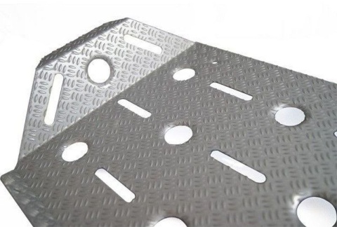 Podstopnica dla pilota RRS PRO 390x290mm aluminiowa srebrna