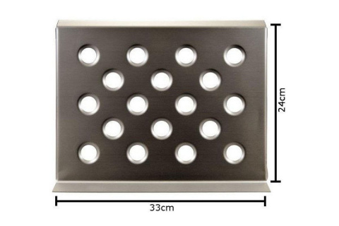 Podstopnica dla pilota RRS ECO 330x240mm aluminiowa czarna