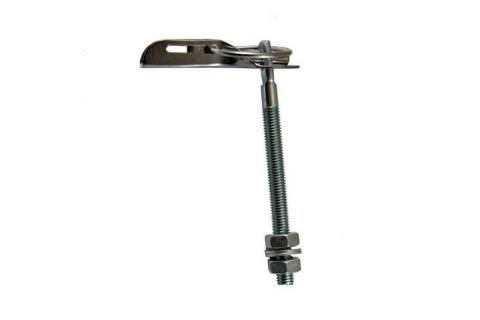 Zapinki maski RRS kołkowe aluminiowe srebrne