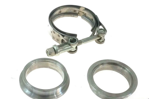 Obejma V-Band 2,5" 63 mm + flansze