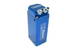 Oil catch tank D1Spec 0,9l 9mm blue Square
