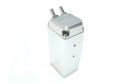 Oil catch tank D1Spec 0,9l 9mm silver Square