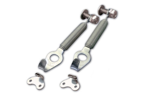 Zapinki klapy IRP FIA sprężynowe stal nierdzewna