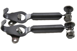 Zapinki klapy IRP FIA sprężynowe stal nierdzewna czarne