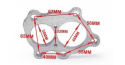 Flansza downpipe T25 T210 GT30 GT32