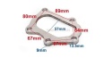 Flansza downpipe Subaru TD04