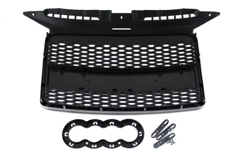 Grill AUDI A3 8P 2005-2008 RS-STYLE silver-black