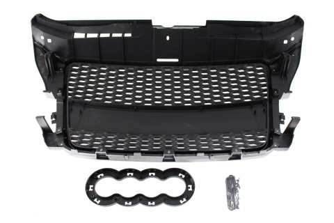 Grill AUDI A3 8P 2007-2012 RS-STYLE silver-black
