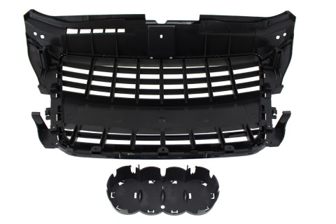 Grill AUDI A3 8P 2009-2012 S8-STYLE bright black