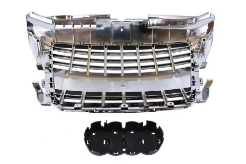 Grill AUDI A3 8P 2009-2012 S8-STYLE chrome-black