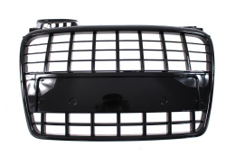 Grill AUDI A4 B7 2005-2008 S8-STYLE bright black