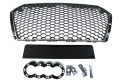 Grill AUDI A4 B9 2016+ RS-STYLE satin black PDC