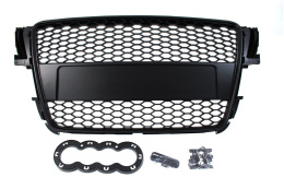 Grill AUDI A5 8T 2007-2010 RS-STYLE black PDC