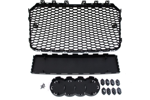 Grill AUDI A5 8T 2013-2016 RS-STYLE chrome-black PDC