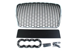Grill AUDI A6 C6 2009-2011 RS-STYLE chrome-black