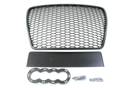 Grill AUDI A6 C6 2009-2011 RS-STYLE gloss black