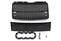 Grill AUDI A6 C6 2004-2009 RS-STYLE silver-black
