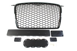 Grill AUDI A3 8P 2005-2009 RS-STYLE bright black