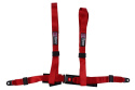Pasy sportowe 4 punktowe 2" D1Spec red