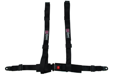 Pasy sportowe 4 punktowe 2" D1Spec black