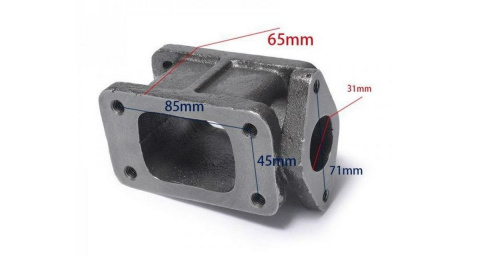 Flansza redukcja turbo T3-T3 wastegate 38 mm