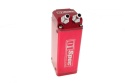 Oil catch tank D1Spec 0,9l 15mm red Square