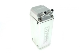 Oil catch tank D1Spec 0,9l 15mm silver Square