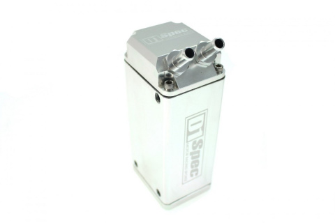 Oil catch tank D1Spec 0,9l 15mm silver Square