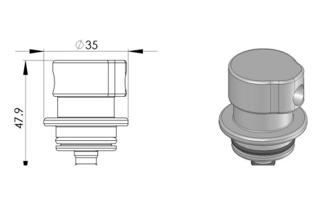 Adapter regulatora ciśnienia paliwa AUDI Turbosmart