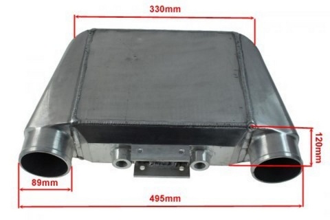 Intercooler wodny 305x254x120 3,5" 90st TurboWorks