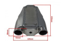Intercooler wodny 229x102x89 2,5" 0st TurboWorks