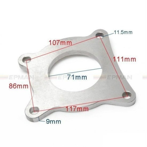 Flansza downpipe Volkswagen Eos 2.0TFSI BPY