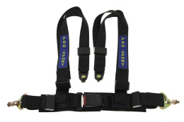 Pasy sportowe 4 punktowe Pro Sport black