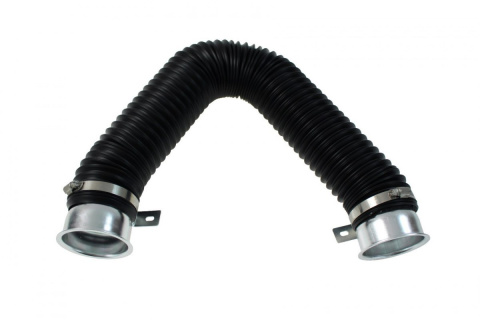 Przewód powietrza dolot POWER+ 77 mm silver